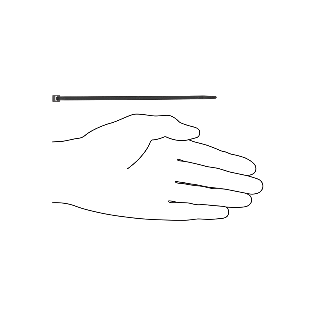 Nylon Plastic Cable Tie, 5