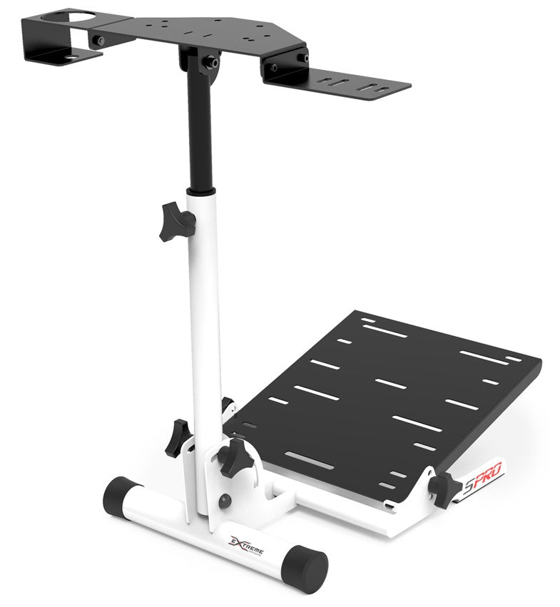 Extreme Sim Racing S-Pro Wheel Stand - White Edition Pro